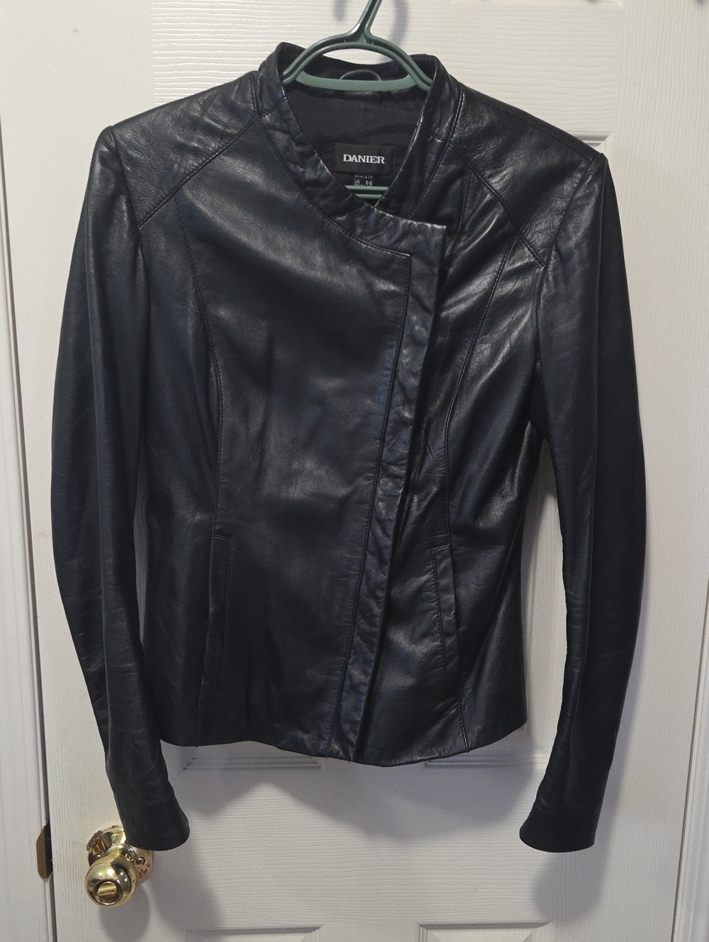 Danier Black Women's Leather Moto-Style Jacket